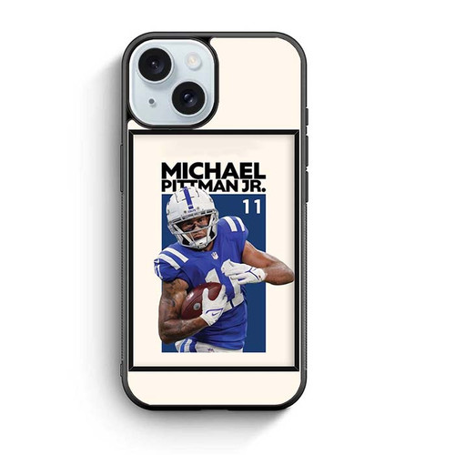 Michael Pittman Jr Indianapolis Colts 02 iPhone 15 Case