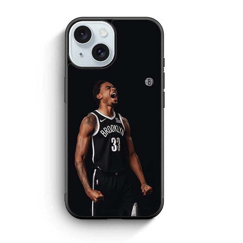 Nic Claxton Brooklyn Nets 01 iPhone 15 Case