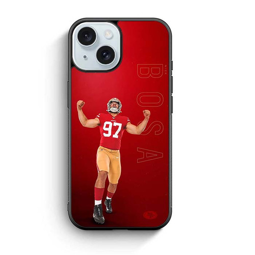 Nick Bosa San Francisco 49ers 01 iPhone 15 Case