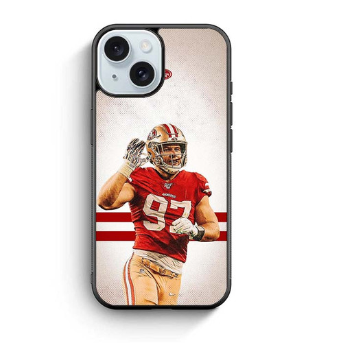 Nick Bosa San Francisco 49ers 02 iPhone 15 Case