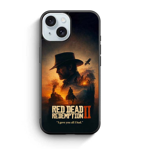 Red Dead Redemption 2 Arthurs Last Stand iPhone 15 Case