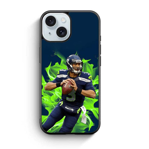 Russell Wilson Seattle Seahawks 01 iPhone 15 Case