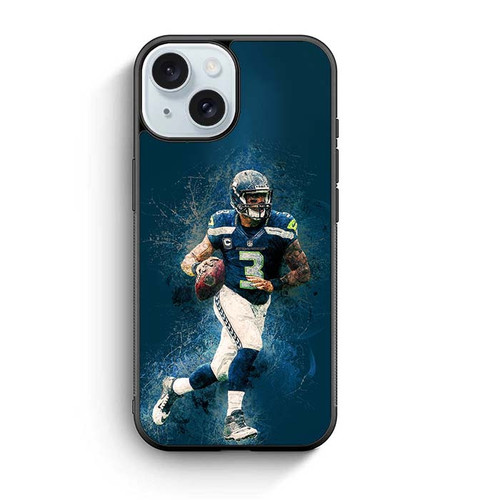 Russell Wilson Seattle Seahawks 03 iPhone 15 Case