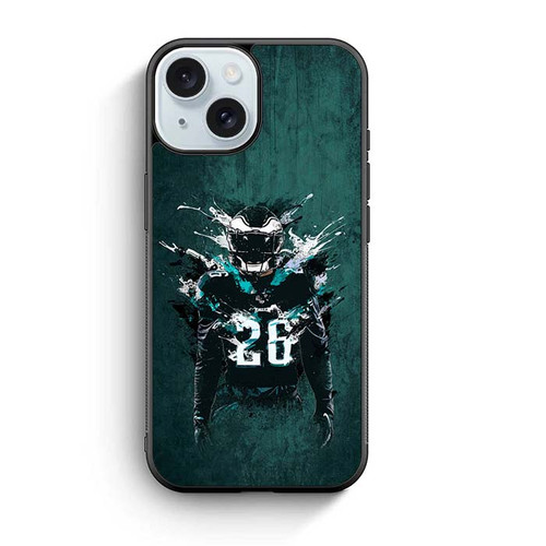 Saquon Barkley Philadelphia Eagles 02 iPhone 15 Case