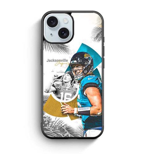 Trevor Lawrence Jacksonville Jaguars 02 iPhone 15 Case