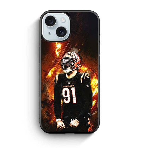 Trey Hendrickson Cincinnati Bengals 02 iPhone 15 Case