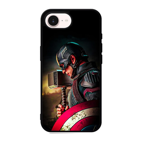Captain America Wielding Mjolnir iPhone 17e Case