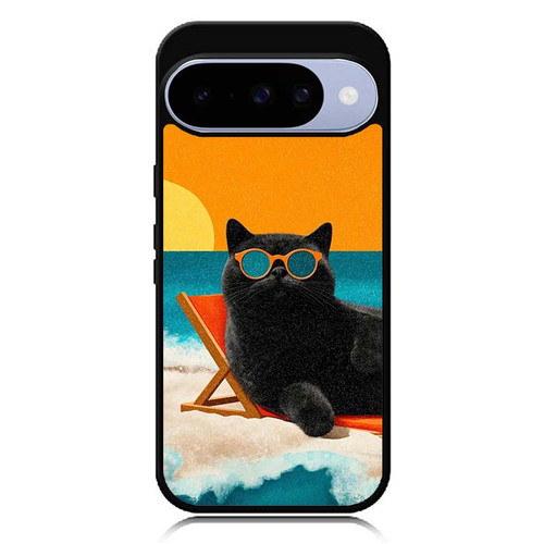 Chill Like a Cat Motorola Google Pixel 10 Case