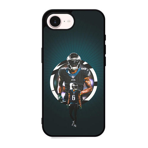 DeVonta Smith Philadelphia Eagles 02 iPhone 17e Case