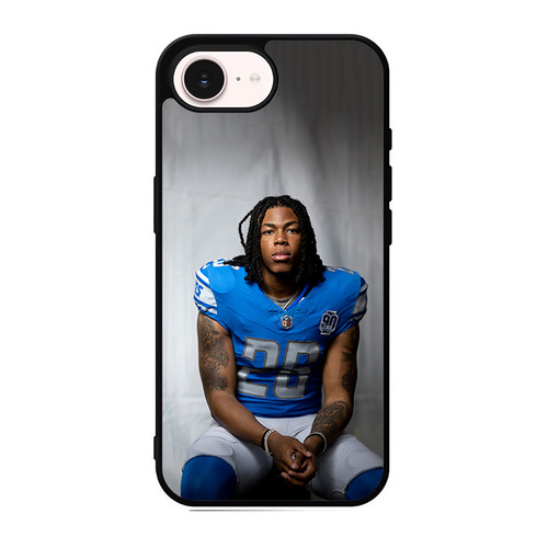 Jahmyr Gibbs Detroit Lions 01 iPhone 17e Case