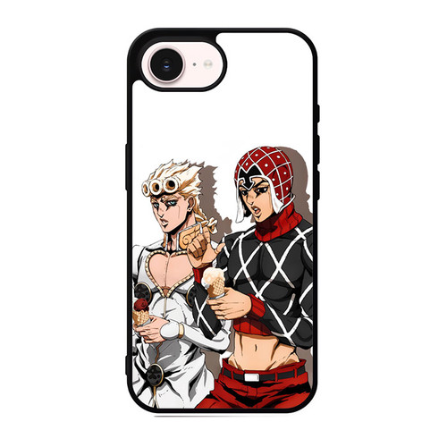JoJos Bizarre Adventure Mista and Giorno iPhone 17e Case