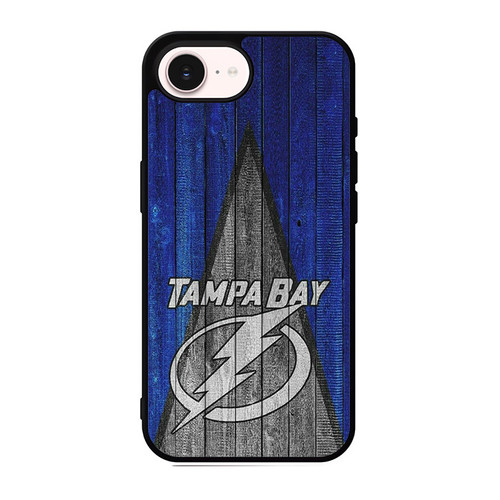 Tampa Bay Lightning Wooden Pattern iPhone 17e Case