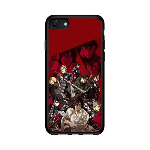 Attack on Titan Charge on Marley iPhone 16e Case