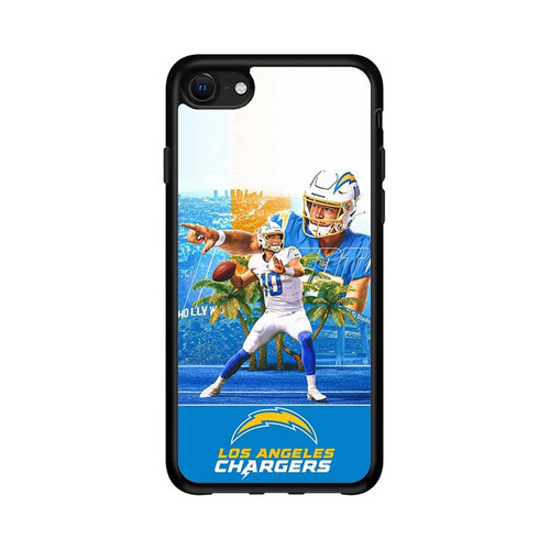 Justin Herbert Los Angeles Chargers 01 iPhone 16e Case