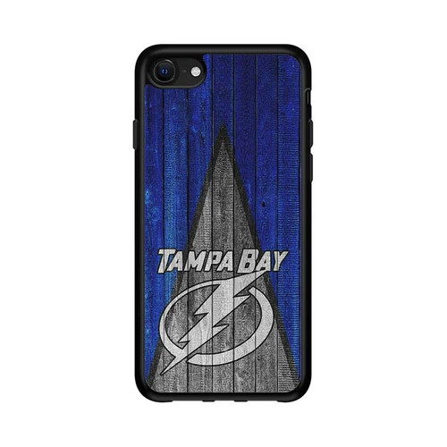 Tampa Bay Lightning Wooden Pattern iPhone 16e Case