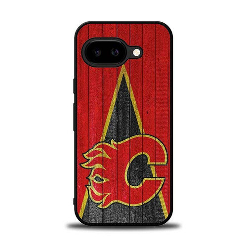 Calgary Flames Wooden Pattern Google Pixel 9A Case