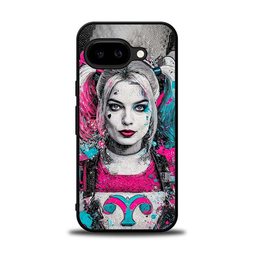 Harley Quinn Neon Mayhem Art Google Pixel 9A Case