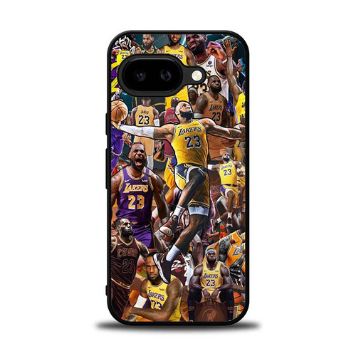 Lebron Lakers 23 Collages Google Pixel 9A Case