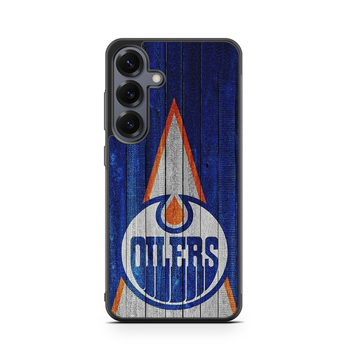 Edmonton Oilers Wooden Pattern Samsung Galaxy S26 Case