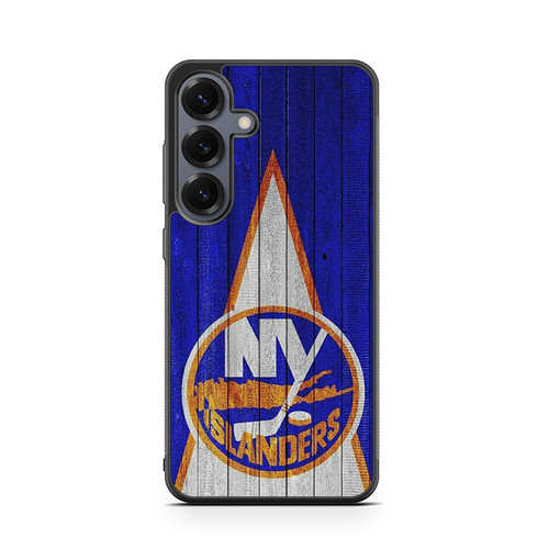 New York Islanders Wood Pattern Samsung Galaxy S26 Case