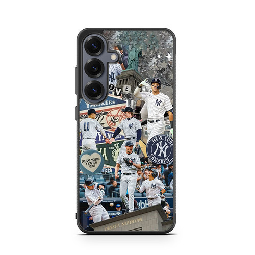New York Yankees Aesthetic Collage Samsung Galaxy S26 Case