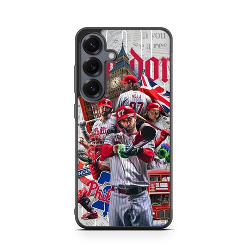 Philadelphia Phillies Bryce Harper Aaron Nola and Kyle Schwarber Samsung Galaxy S26 Case