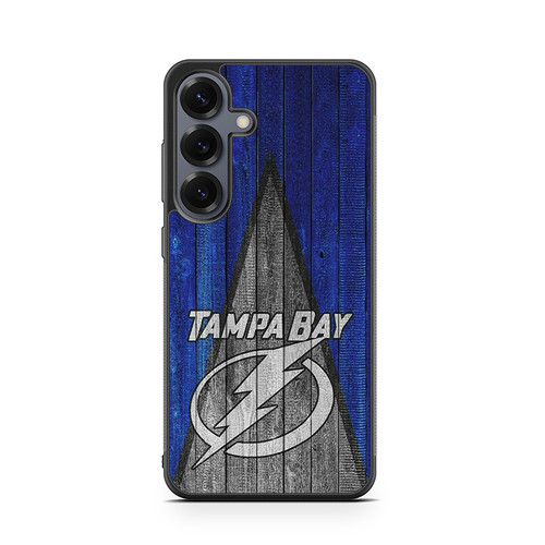 Tampa Bay Lightning Wooden Pattern Samsung Galaxy S26 Case