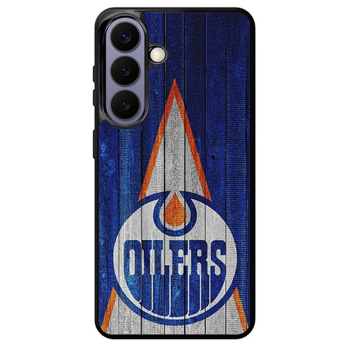 Edmonton Oilers Wooden Pattern Samsung Galaxy S26+ Case