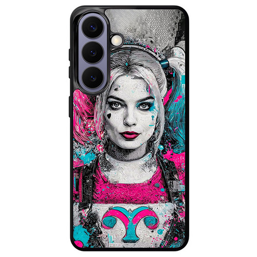 Harley Quinn Neon Mayhem Art Samsung Galaxy S26+ Case