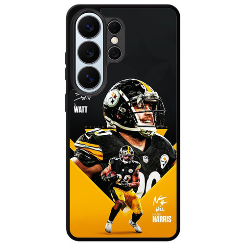 Pittsburgh Steelers Najee Harris and TJ Watt Samsung Galaxy S26 Ultra Case