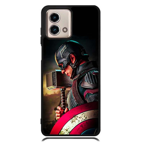 Captain America Wielding Mjolnir Moto G Stylus 2023 Case