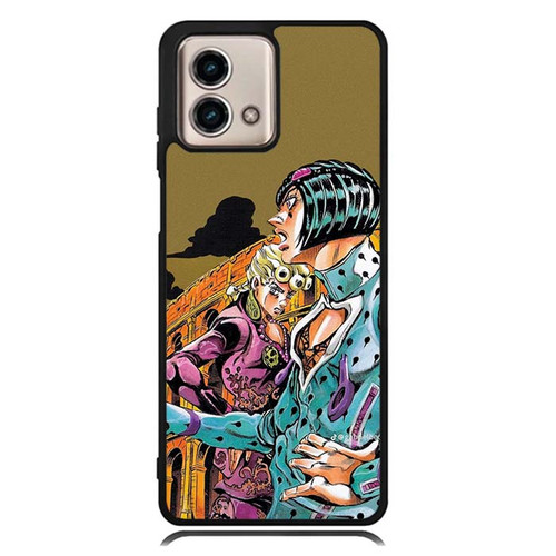 JoJos Bizarre Adventure Giorno and Bruno Moto G Stylus 2023 Case