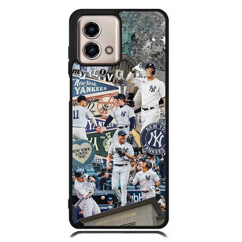 New York Yankees Aesthetic Collage Moto G Stylus 2023 Case