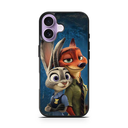 Zootopias Hopps and Nick Brave Hearts iPhone 17 Case