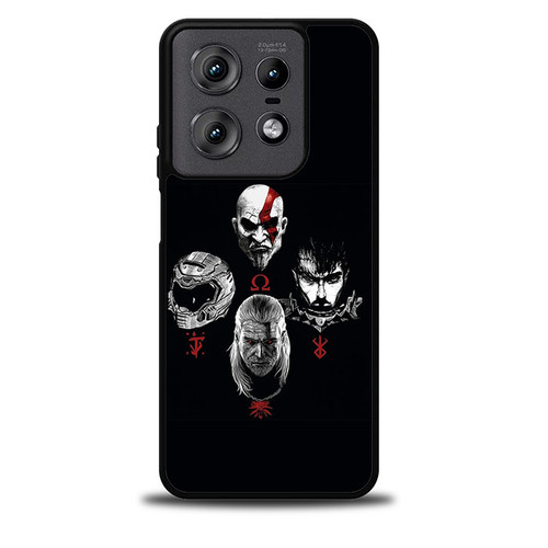 God of War Doom The Witcher Berserk Motorola Moto Edge 5G 2025 Case
