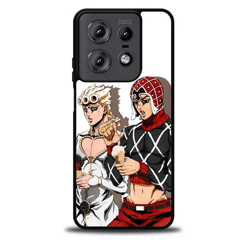 JoJos Bizarre Adventure Mista and Giorno Motorola Moto Edge 5G 2025 Case