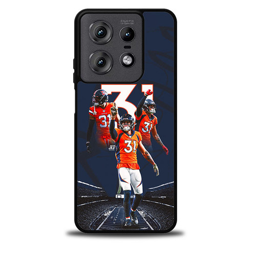 Justin Simmons Denver Broncos 04 Motorola Moto Edge 5G 2025 Case