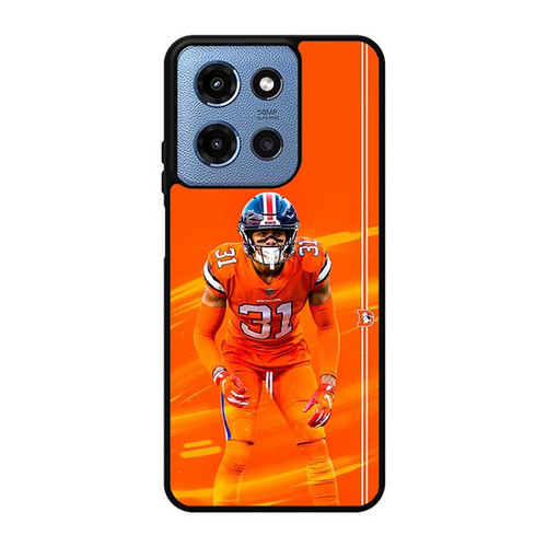 Justin Simmons Denver Broncos 01 Motorola Moto G 5G 2025 Case