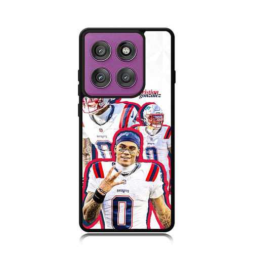 Christian Gonzalez New England Patriots 01 Motorola Moto G Power 5G 2025 Case
