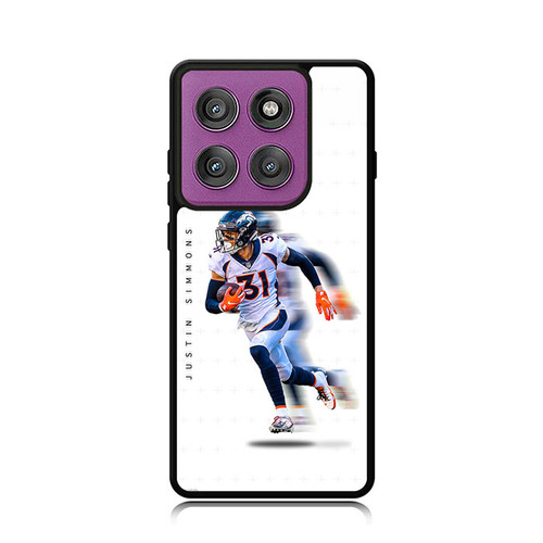 Justin Simmons Denver Broncos 02 Motorola Moto G Power 5G 2025 Case