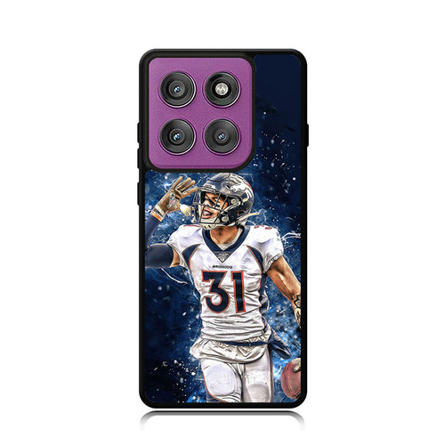 Justin Simmons Denver Broncos 05 Motorola Moto G Power 5G 2025 Case
