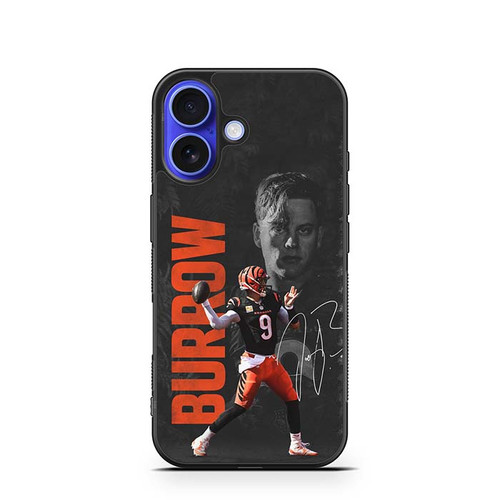 Burrow Cincinnati Bengals iPhone 16 Case