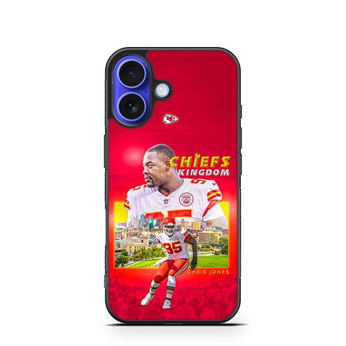 Chris Jones Kansas City Chiefs 03 iPhone 16 Case