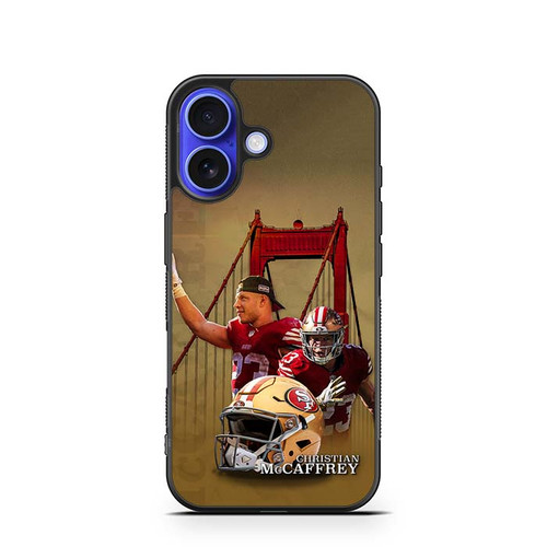 Christian McCaffrey San Francisco 49ers 02 iPhone 16 Case
