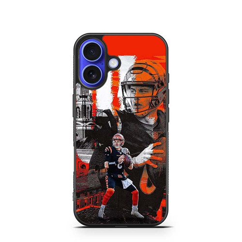 Cincinnati Bengals Quarterback Joe Burrow iPhone 16 Case