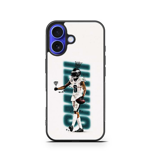 DeVonta Smith Philadelphia Eagles 03 iPhone 16 Case