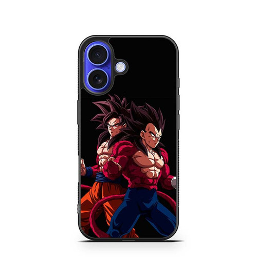 Dragon Ball Super Saiyan 4 Goku and Vegeta iPhone 16 Case