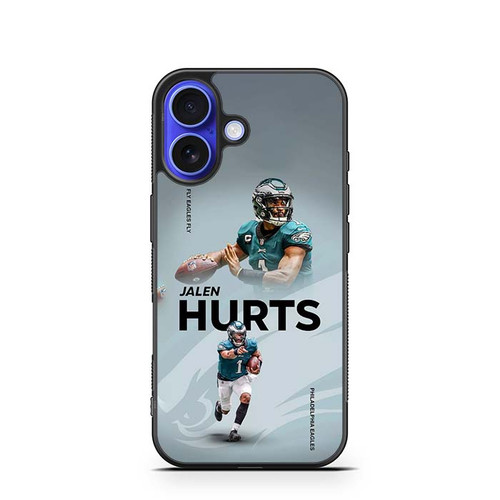 Jalen Hurts Philadelphia Eagles 05 iPhone 16 Case