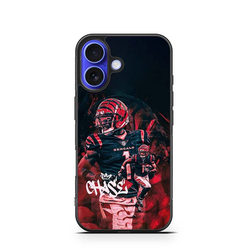 Jamarr Chase Cincinnati Bengals 01 iPhone 16 Case
