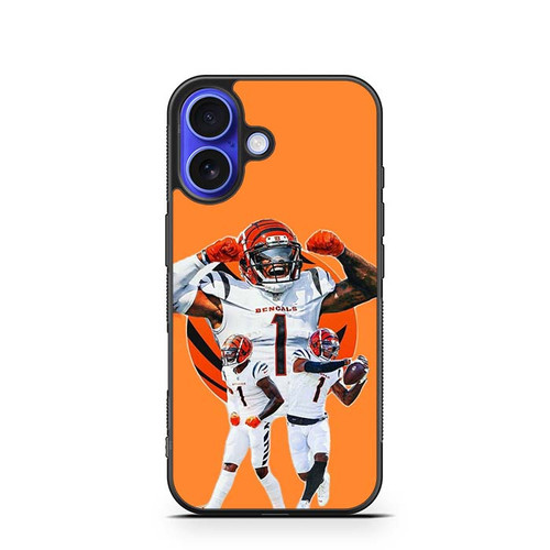 Jamarr Chase Cincinnati Bengals 03 iPhone 16 Case